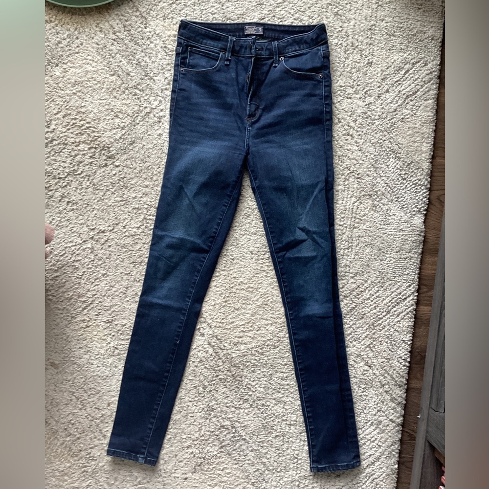 Abercrombie & Fitch Skinny Jeans - Size 2 Regular - Dark Wash